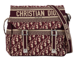 Diorcamp Messenger, Canvas, Burgundy, 50-MA-0149, E/DB, 3*